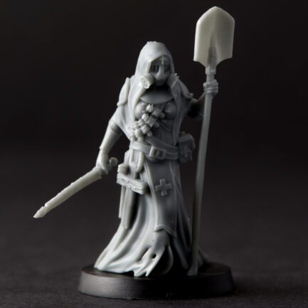 Wraith Pilgrims - Medical Nun (Sword and Shovel)