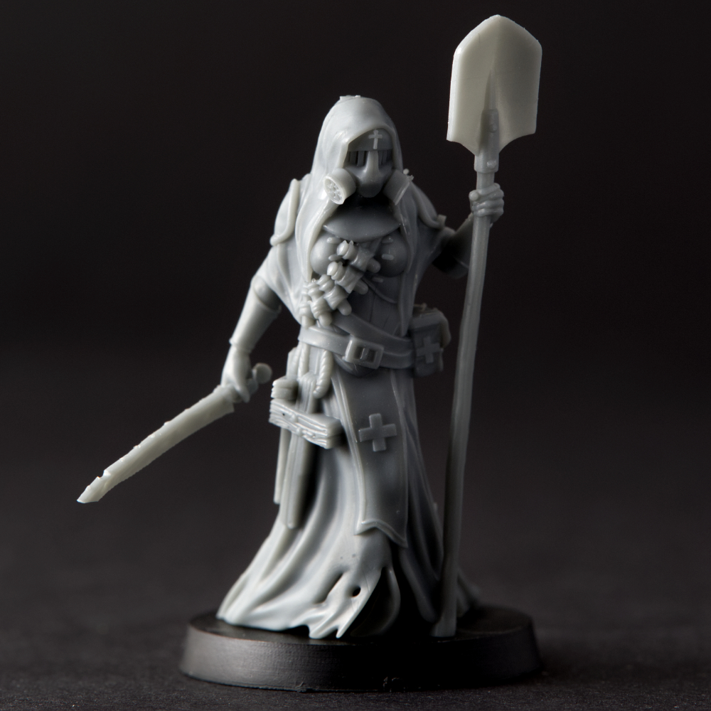 Wraith Pilgrims - Medical Nun (Sword and Shovel)