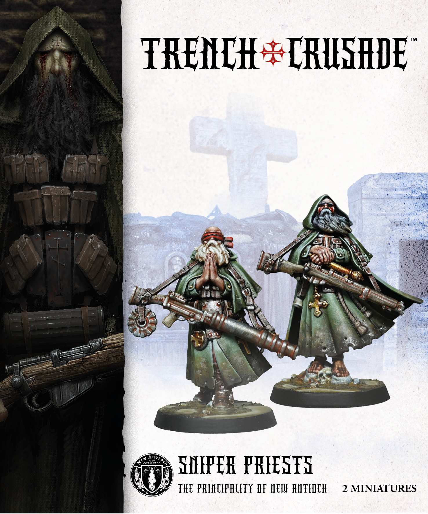 Trench Crusade - New Antioch Sniper Priests (Plastic Kit)